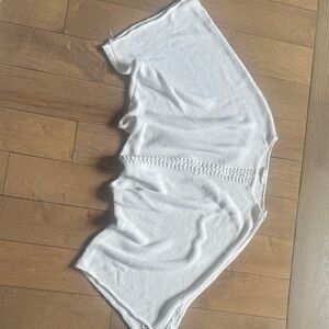 Kenar White Knit Fabric